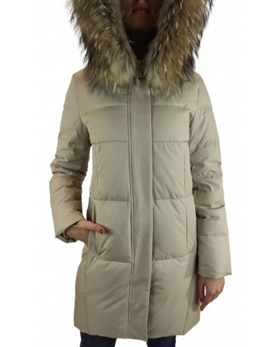 down parka with fur